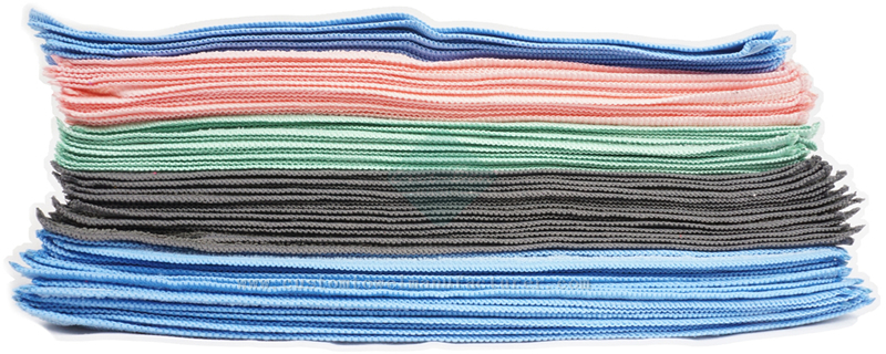 China Bulk Custom low pile microfiber towel wholesale Home Cleaning Towels Supplier